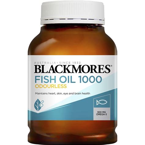 blackmores odourless fish oil 1000mg.